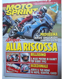MOTO SPRINT   n.51/52  22dic 1993/4gen  1994    Maxi Poster di Rainey    [SR]