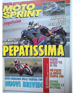 MOTO SPRINT   n.52 23dic 1992/5gen 1993   Yamaha 500-Cagiva 500     [SR]