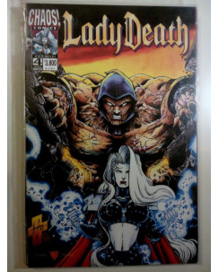 Chaos Comics : Lady Death "Le vie del male" n° 4 -Luglio 2000- Ed. Mare Nero.
