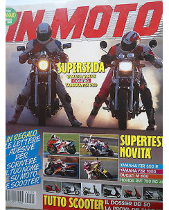 IN  MOTO    n.1   gen  1984  Yamaha-Ducati-Honda-Tutto Scooter        [SR]