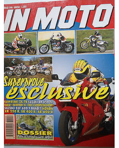 IN  MOTO    n.2  feb  1996   Kawasaki-Suzuki-Honda-Scooter targati       [SR]