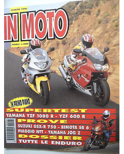 IN  MOTO    n.3  mar  1996   Yamaha-Suzuki-Bimota-Piaggio-Enduro      [SR]