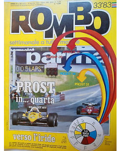 ROMBO   n.33  16 ago  1983   Prost-G.P.Austria-Rohrl-Piquet Frecce Tricolore[SR]