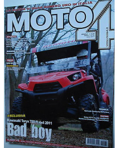 MOTO 4  n.85  mar  2011   Kawasaki Teryx 750-Nox AX700-Dakar 2011      [SR]