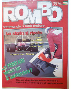 ROMBO   n.35  27 ago   1985    Ferrari-Lauda-G.P.Olanda-Rally-Piquet   [SR]