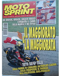 MOTO SPRINT   n.24  14/20giu  1995  Biaggi-Cadalora-Doohan-Aoki-Perugini    [SR]