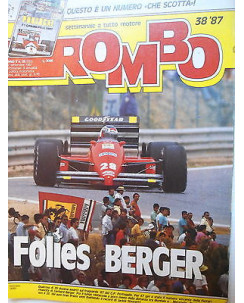 ROMBO   n.38  22 set  1987   G.P.Portogallo-berger-Ferrari-Prost-Nannini   [SR]