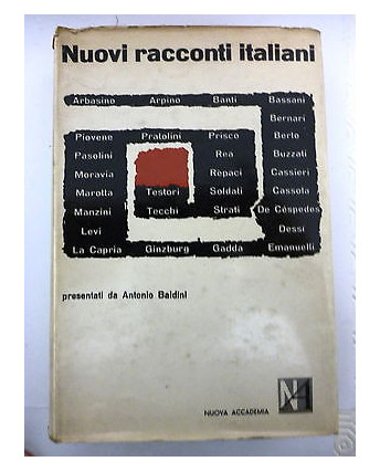 ANTONIO BALDINI: Nuovi racconti italiani 1962 NUOVA ACCADEMIA EDIZIONI A80