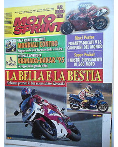 MOTO SPRINT   n.51/52   21dic 1994/3gen 1995   Kawasaki-Honda-Aprilia      [SR]