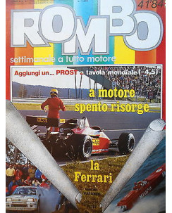 ROMBO   n.41  9 ott  1984    Prost-Ferrari-Rally Sanremo-G.P.Europa-Lauda  [SR]