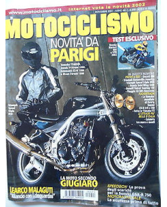 MOTOCICLISMO   n.11  nov 2001   Yamaha-Suzuki-Kawasaki-Malaguti       [SR]