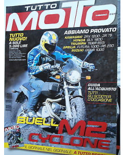 TUTTO MOTO   n.5  mag   2001  Kawasaki-Honda-Triumph-Aprilia-Suzuki     [SR]