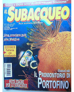 Subacqueo    n.309  feb  1999    Maldive-Portofino-Foto sub in notturna    [SR]