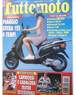 TUTTO MOTO   n.8  ago 1995  Capirossi-Cadalora-Honda-Yamaha-Piaggio sfera  [SR]