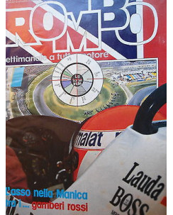 ROMBO   n.30  24 lug  1984  Lauda-Arnoux-Hatch-G.P.Inghilterra    [SR]