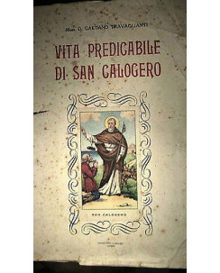 Mons. Travaglianti: Vita predicabile di San Calogero Ed. Priulla [RS] A36