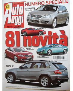 Auto Oggi  n.33  16ago   2006  Alfa Romeo-Ford Mondeo-BMW X5-Renault Laguna [SR]