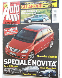 Auto Oggi  n.8  23feb    2005  Audi A6-Mercedes classe B-Ferrari F430    [SR]