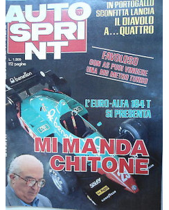 Auto Sprint   n.11  13/19 mar  1984    Alfa 184T-Ferrari-Mc Laren-Lancia   [SR]