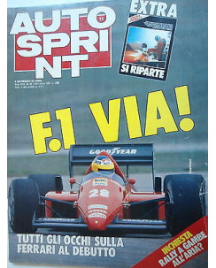 Auto Sprint   n.12  18/24  mar  1986  Formula 1-Ferrari-Ralt Honda      [SR]