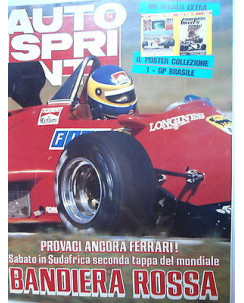 Auto Sprint   n.14  3/9 apr  1984    Ferrari-Prost-Piquet-Arnoux-Rosberg  [SR]