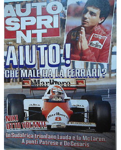 Auto Sprint   n.15  10/16 apr   1984    Mc Laren-Lauda-De Cesaris-Audi   [SR]