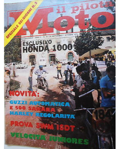 Il Pilota in Moto  n.18  23 set/ 7ott   1974   Guzzi-Harley Davidso-Swm    [SR]