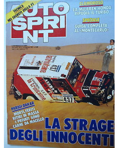 Auto Sprint   n.2  12/18 gen   1988  Mc Laren-Honda-F.1   [SR]
