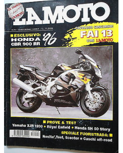 LA MOTO    n.9   set  1995  Honda CBR 900RR-Yamaha XJR 1200-Royal Enfield   [SR]