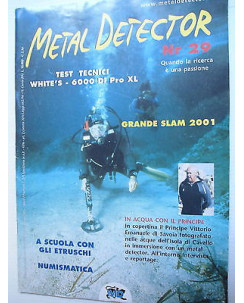 Metal Detector  n.29  mar/apr 2001  Principe Vittorio-Numismatica-Etruschi  [SR]
