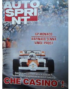 Auto Sprint   n.23  5/11 giu   1984    Senna-Prost-Gp Monaco      [SR]