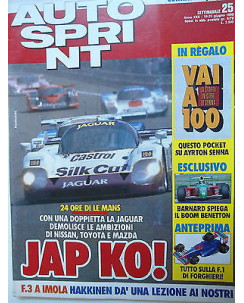 Auto Sprint   n.25  19/25 giu 1990   Jaguar-Nissan-Toyota-Mazda-Hakkinen   [SR]