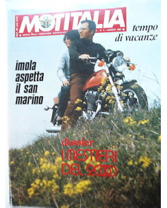 MOTITALIA   n.8  ago   1983   Sidecarcross-Mondial cross-Mestieri 2000   [SR]