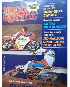 MOTO SPRINT   n.11  18/25 mar 1982   Maddii-Gilera-Suzuki-Aprilia-Guzzi    [SR]