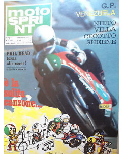 MOTO SPRINT   n.12(19)  24/31 mar 1977   Read-Nieto-Villa-Sheene-Cecotto   [SR]