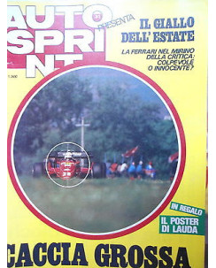 Auto Sprint   n.31  31lug/6ago   1984   Poster Lauda   [SR]