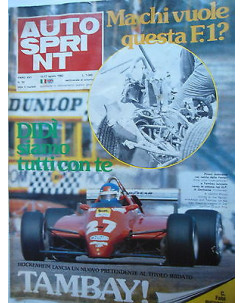 Auto Sprint   n.32  10/17 ago  1982  Lancia-Hockenheim-Ferrari-Pironi   [SR]