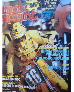 MOTO SPRINT   n.16  22/29 apr  1982   Benelli-Yamaha-Ktm-Uncini-Reggiani    [SR]