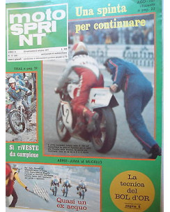 MOTO SPRINT   n.39  29set/6ott  1977  Le mans-Honda-Agostini-Ferrari-Cross  [SR]