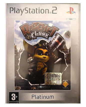 VIDEOGIOCO PER PlayStation 2: RATCHET & CLANK VERSIONE PLATINUM,, INSOMNIAC - 3+