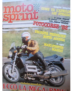 MOTO SPRINT   n.43  28ott/4nov  1982  Aprilia 125-Bmw-Endurance-Agostini   [SR]