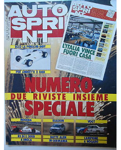 Auto Sprint   n.38  15/21 set   1987   Porsche-Ferrari-Williams-Toyota   [SR]