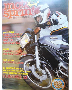 MOTO SPRINT   n.46  18/25 nov  1982   Suzuki-Yamaha-Jawa-Gilera-Fotocorse   [SR]
