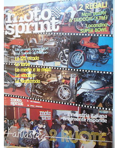 MOTO SPRINT   n.48  26nov/3dic   1981  Honda-Barry Sheene-Kawasaki   [SR]