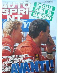 Auto Sprint   n.39  24/30set   1985   Alboreto-Johansson-Ferrari-Porsche   [SR]