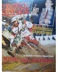 MOTO SPRINT   n.50  11/17 dic   1981   Lucchinelli-Gilera-Maddii-Yamaha   [SR]