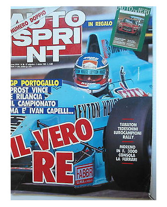 Auto Sprint   n.39  27set/3ott  1988   Prost-Capelli-Porsche-Moreno    [SR]