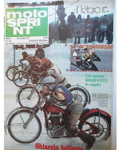MOTO SPRINT   n.6(13)  10/17 feb 1977     Monza-Imola-Mikkola-Telaio    [SR]