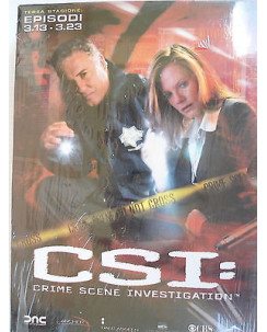 CSI terza stagione episodi  dal 13 al 23 DVD Nuovo