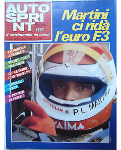 Auto Sprint   n.43  25/31 ott   1983  Martini-Ferrari-Mc Laren-De Cesaris   [SR]
